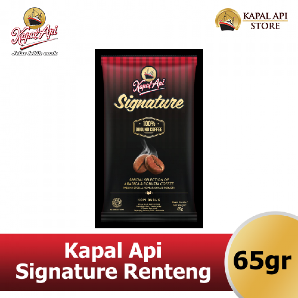 Kapal Api Signature Renteng 65 Gram Kapal Api Store Official E