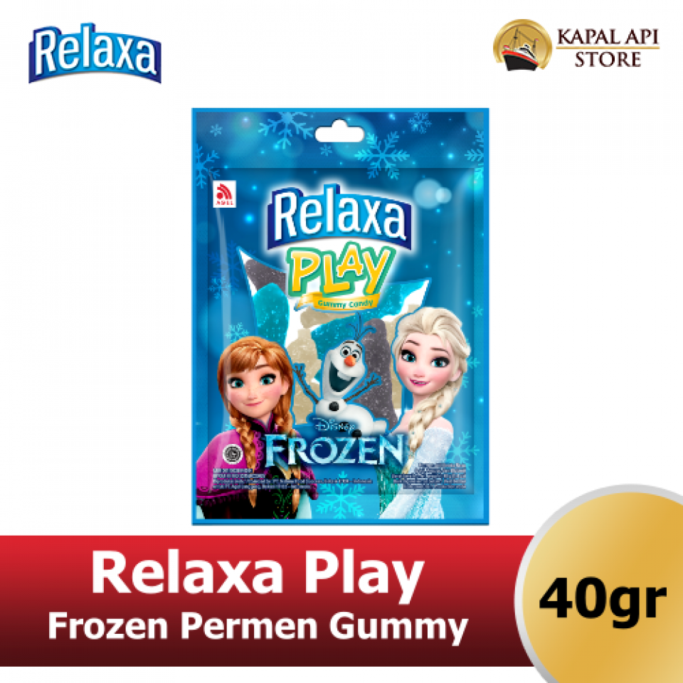 Relaxa Play Frozen Permen Gummy Sachet Kapal Api Store Official