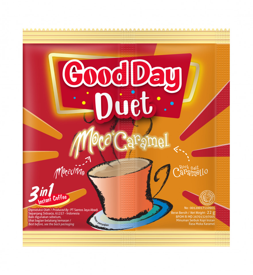 Goodday Duet MoccaCaramel (1 renceng isi 10 sachet)