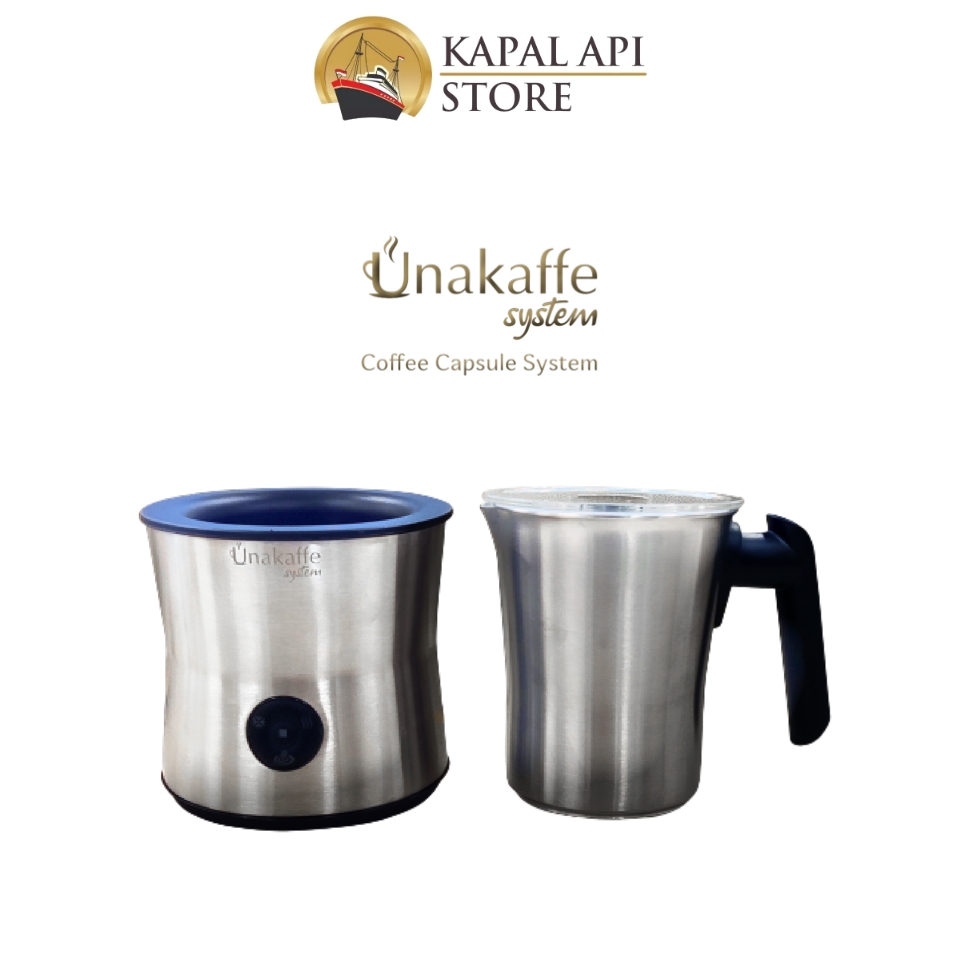 UNAKAFFE SYSTEM MILK FROTHER SILVER Kapal Api Store Official E
