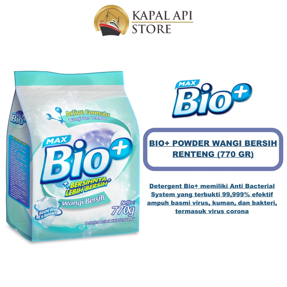 Bio Powder Wangi Bersih Bag Gr Kapal Api Store Official E